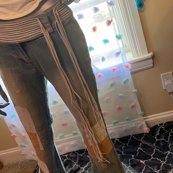 Joe Boxer leather patch jeans - Picture 11 of 14